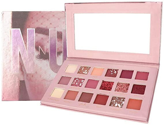 18 Colors eyeshadow pallete Glitter Makeup Matte Eye shadow make up palette - HILWA