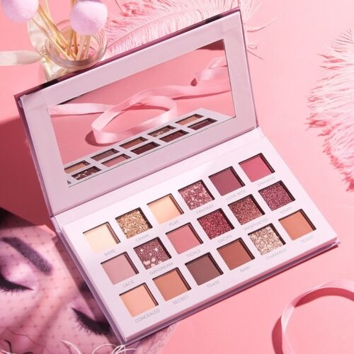 18 Colors eyeshadow pallete Glitter Makeup Matte Eye shadow make up palette - HILWA