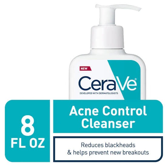 Cerave Acne Control Cleanser 237ml – Oil-Free Face Wash With Salicylic Acid For Acne Treatment, Pore Cleansing And Clear Skin - HILWA