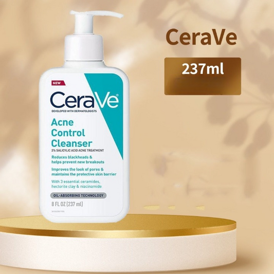 Cerave Acne Control Cleanser 237ml – Oil-Free Face Wash With Salicylic Acid For Acne Treatment, Pore Cleansing And Clear Skin - HILWA