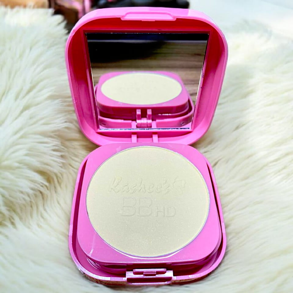 2 In 1 Face Powder – Flawless Lightweight And Long Lasting Compact For Smooth And Radiant Skin Kashees BB HD Matte And Poreless - HILWA